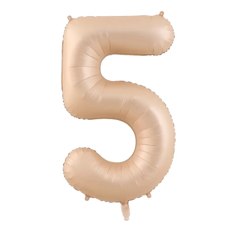 birthday number aluminum film party balloons 1 piece