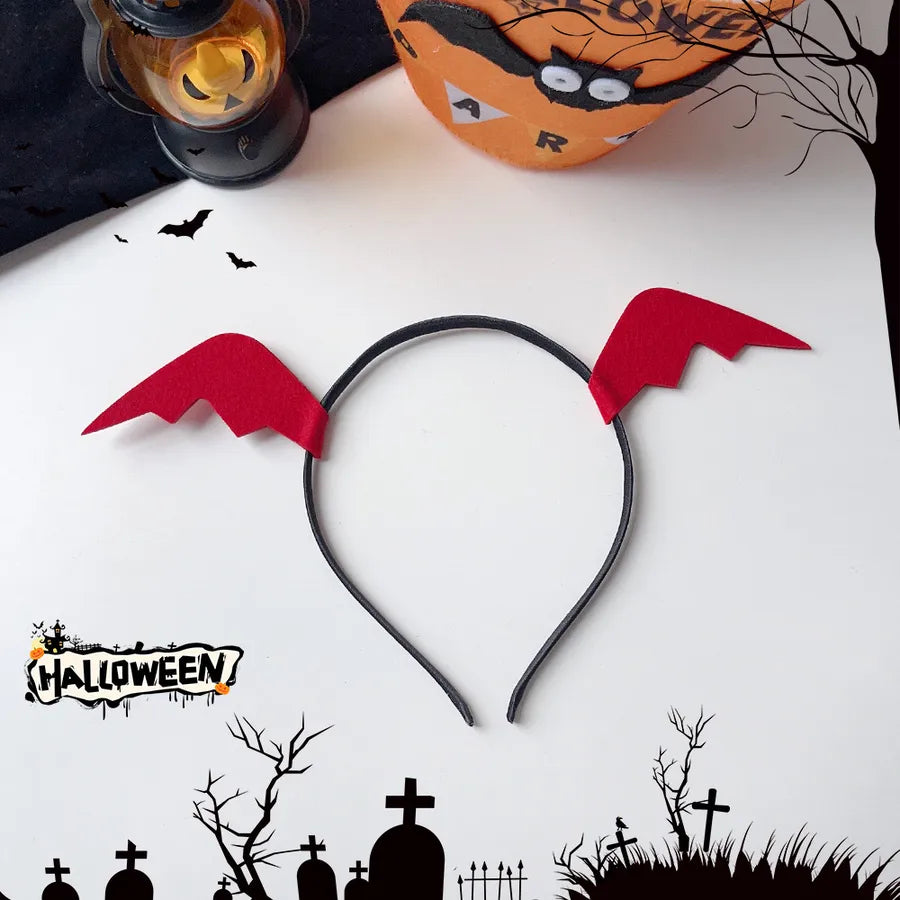 New Arrival Halloween Ornaments Creative Funny Pumpkin Ghost Bat Side Clip Top Clip Festival Atmosphere Hair Accessories