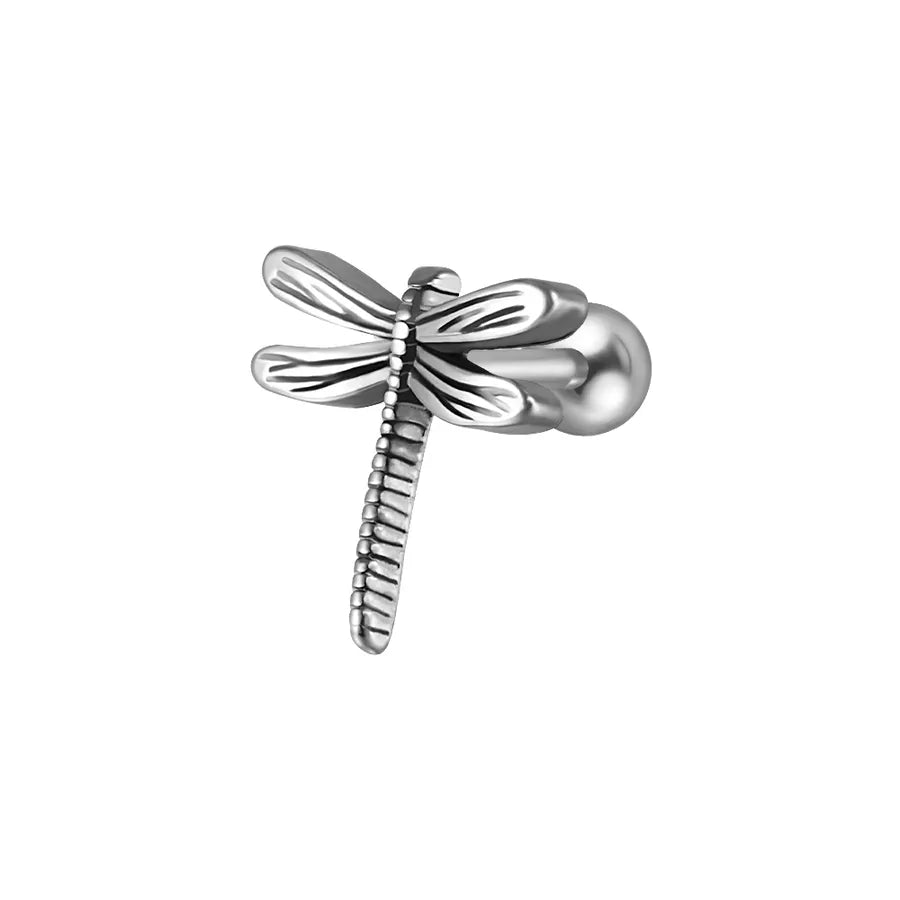 1 Piece Lip Rings Casual Hawaiian Tropical Animal 304 Stainless Steel Polishing Lip Rings Ear Cartilage Rings & Studs