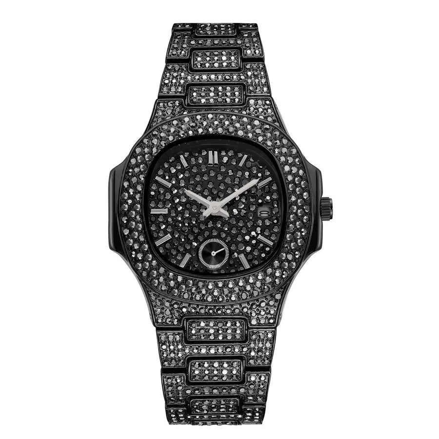 Casual Elegant Geometric Butterfly Double Snap Quartz Men's Watches