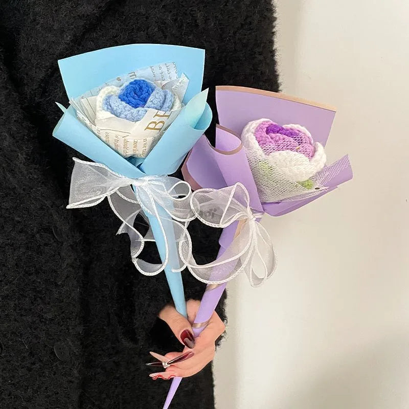 Sweet Multicolor Knit Artificial flowers
