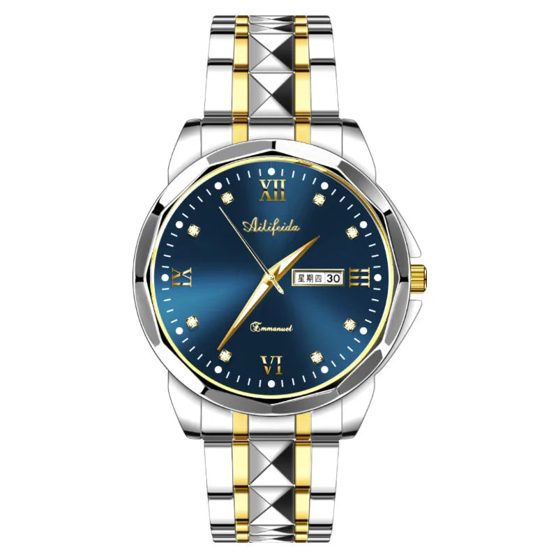 Avery Feida Steel Band Quartz Watch Ladies Shake Voice Live Explosions Wholesale Waterproof Luminous Ultra-thin Double Butterfly Buckle