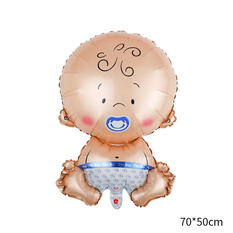 Birthday Cute Human Aluminum Film Party Festival Balloons