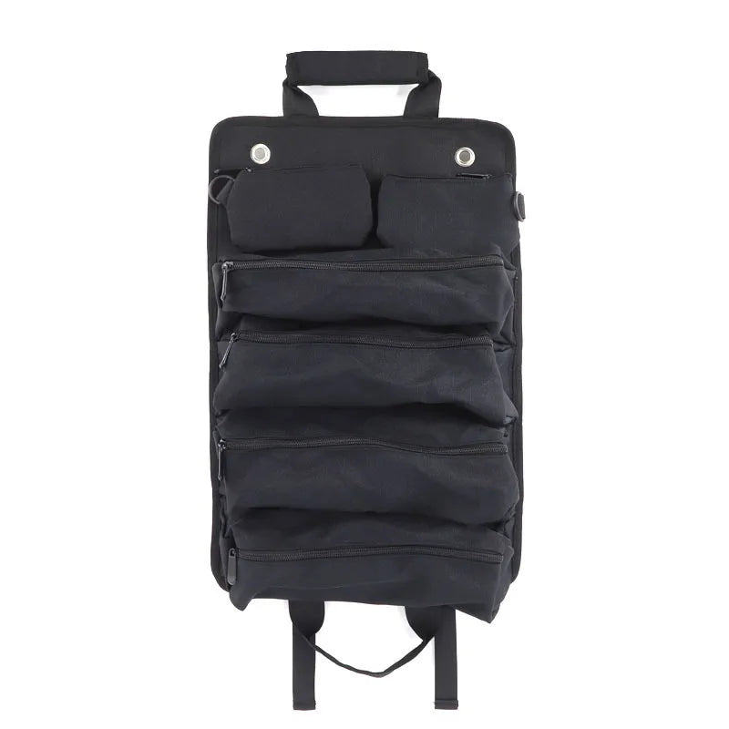 Multi-function roll-type electrician bag garden electrician portable tool bag car hanging hardware storage bag