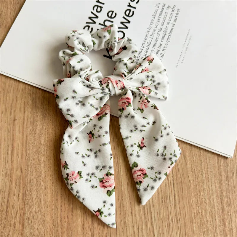 Elegant Sweet Simple Style Women's Flower Cloth Hair Tie