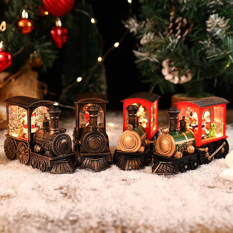 Christmas Cartoon Style Cute Santa Claus Snowman Plastic Indoor Party Festival Ornaments