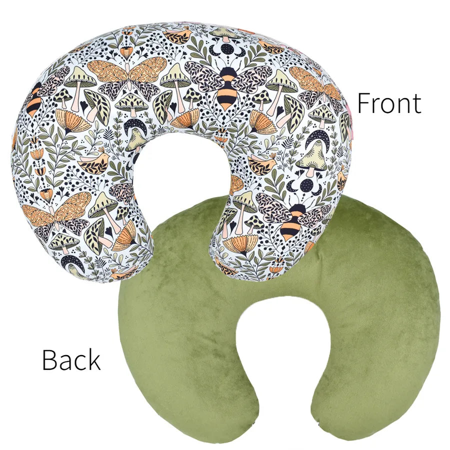 baby feeding pillow pillowcase elastic U-shaped lactation pillowcase autumn and winter detachable pillowcase lactation pregnant woman pillow