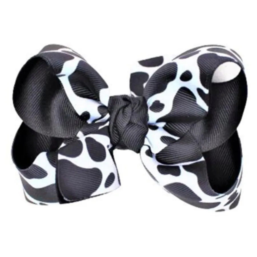 Hot Selling  Milk Bow Western Denim cowgirl   Children's Hairpin