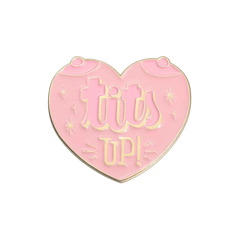 Cartoon Style Cute Cowboy Style Letter Heart Shape Notes Alloy Stamping Stoving Varnish Plating Unisex Brooches