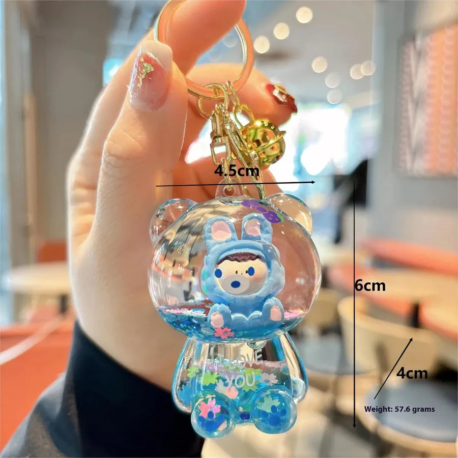 1 Piece Cute Cartoon Character Acrylic Unisex Bag Pendant Keychain