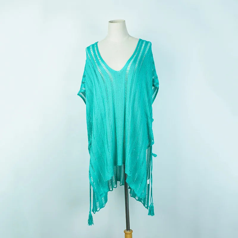 Women's Solid Color Vacation Cover Ups
