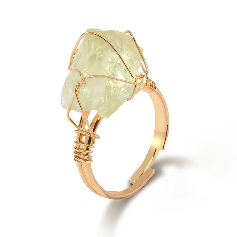 fashion irregular crystal rings 1 piece