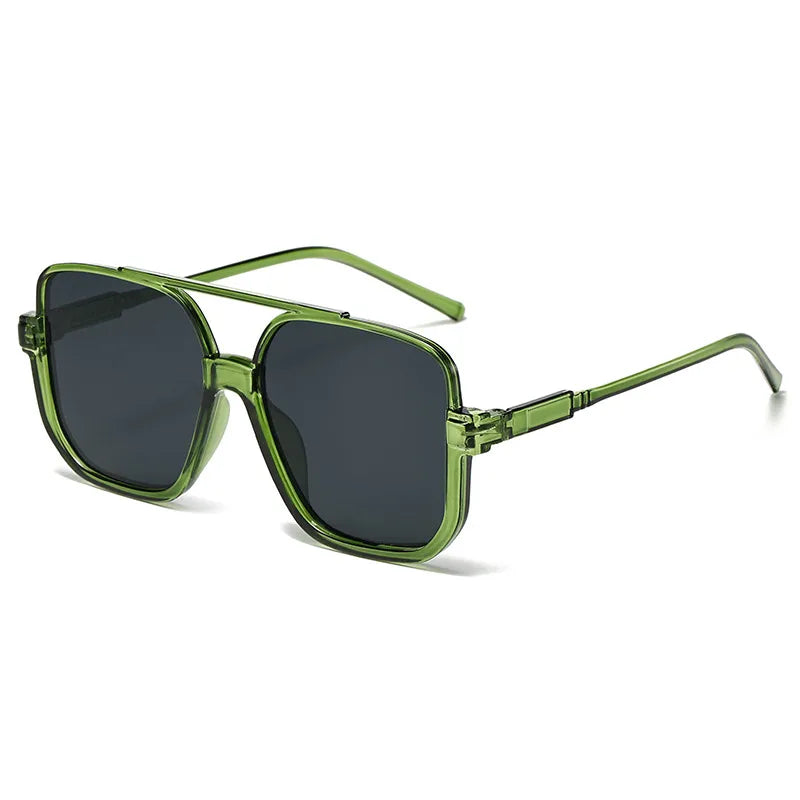 IG Style Solid Color Ac Square Full Frame Glasses