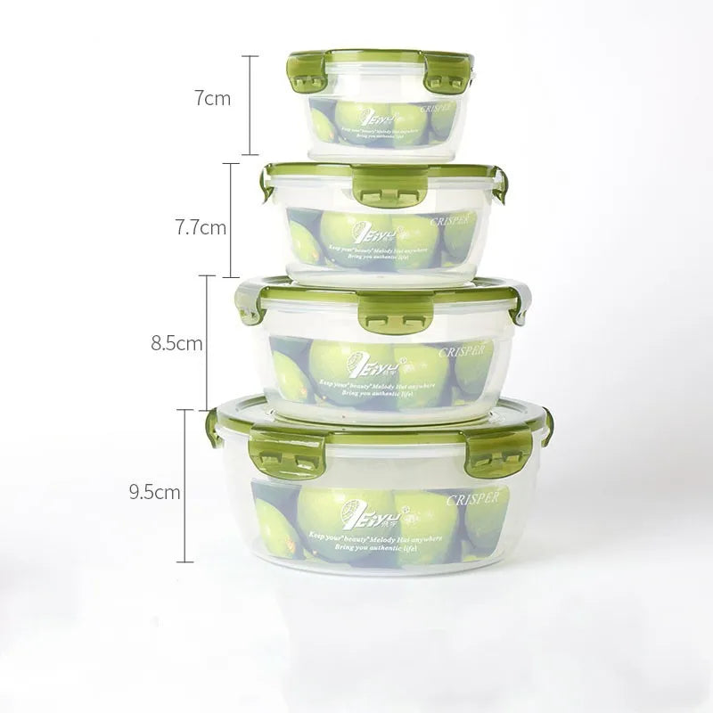 Casual Solid Color Plastic crisper