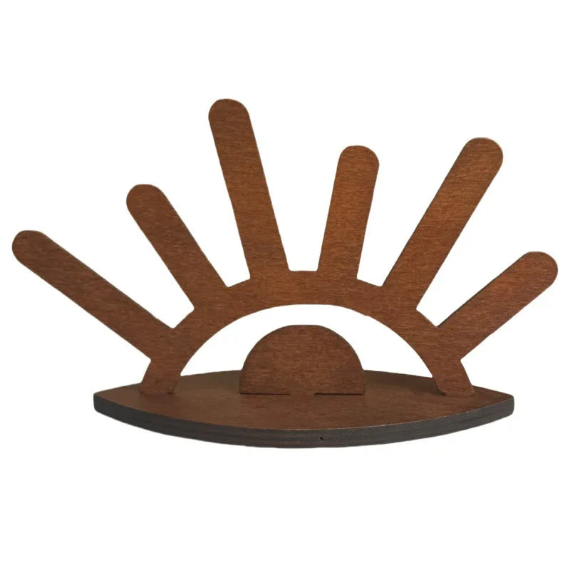 New Creative Wooden Jewelry Stand Ring Storage Display Rack Artistic Craft Decoration Festival Gift