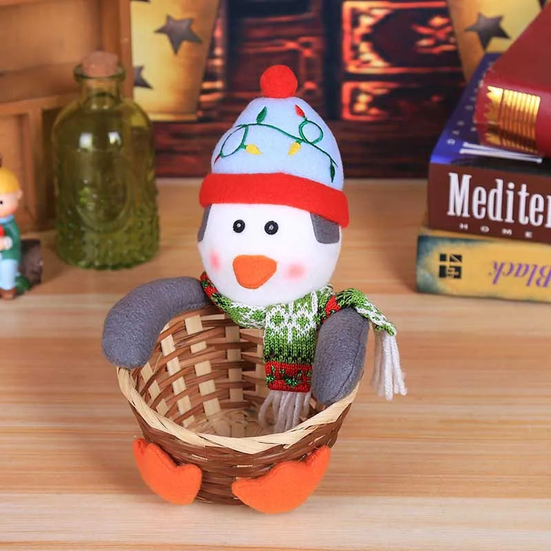christmas cute santa claus gingerbread snowman bamboo strip party gift wrapping supplies