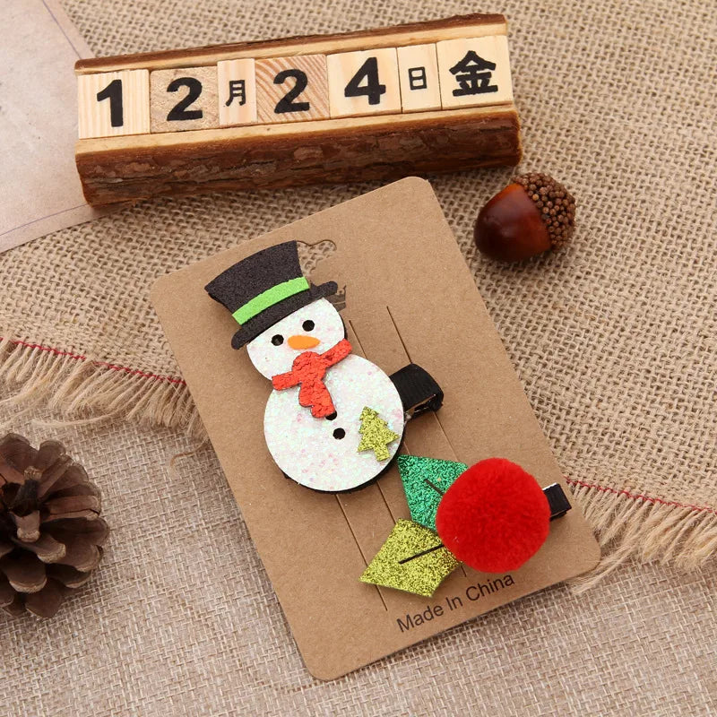 Christmas Cute Christmas Tree Snowman Alloy Christmas