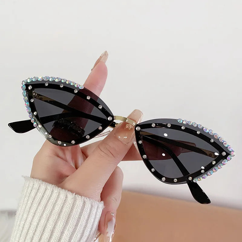 Modern Style Streetwear Solid Color Pc Special-Shaped Mirror Full Frame Women's Sunglasses