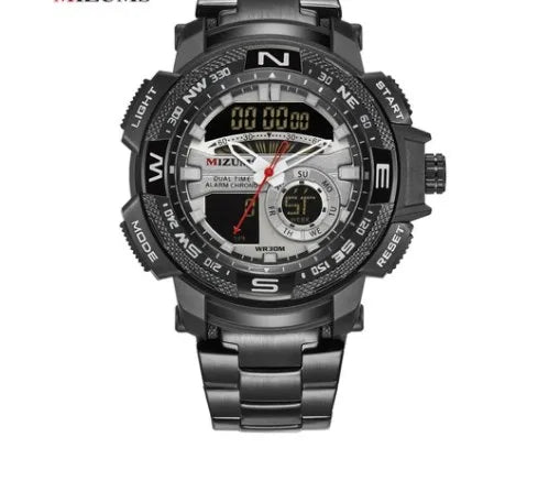 sports solid color single folding buckle quartz men's watches
