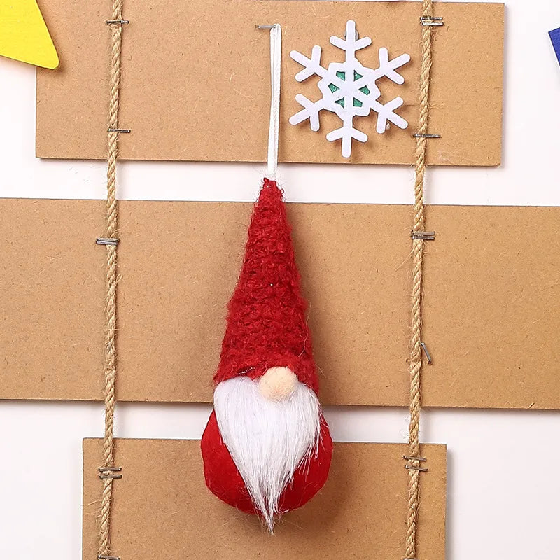 Christmas Cartoon Style Simple Style Classic Style Color Block Holiday Festival Hanging Ornaments