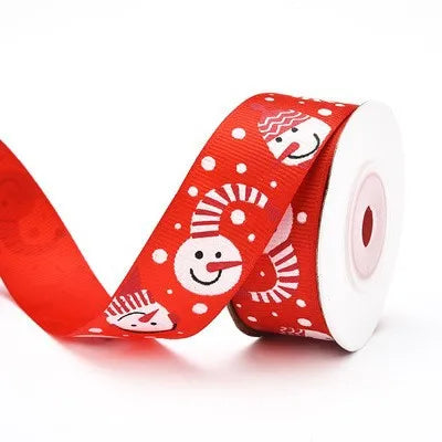 Christmas Decorative Ribbon 1cm 2cm Small Roll Colorful New Year Holiday Gift Wrapping Tassel Ribbon Jewelry Packaging Rope