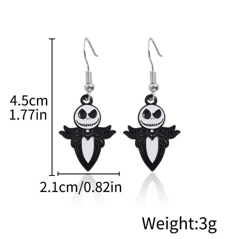 Halloween Ghost Devil Death Zombie Horror Pumpkin Skull Ear Cuff Alloy Geometric Pattern Unisex Original Design Jewelry Earring