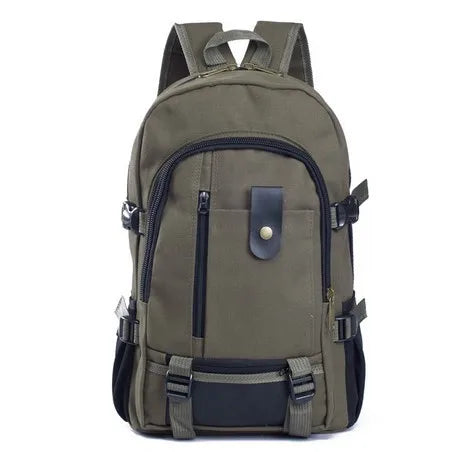 Hot Trendy Men's Backpack Casual Travel Canvas Backpack Student Schoolbag Wholesale