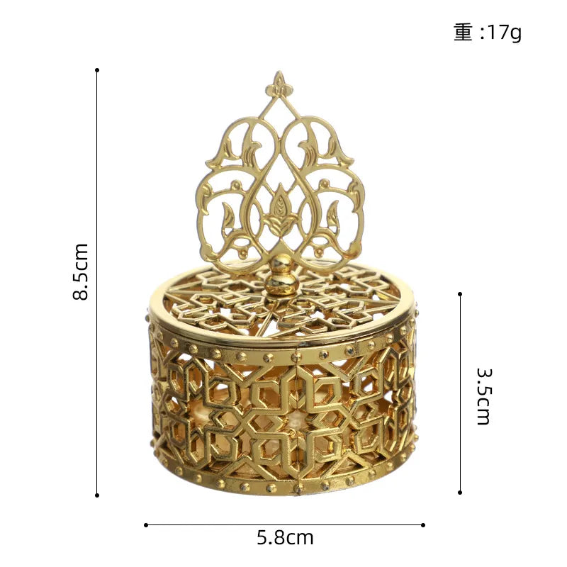 Electroplating Hollow Pagoda Candy Box Wedding Desktop Decoration Plastic Box Birthday Accompanying Gift Return Candy Box