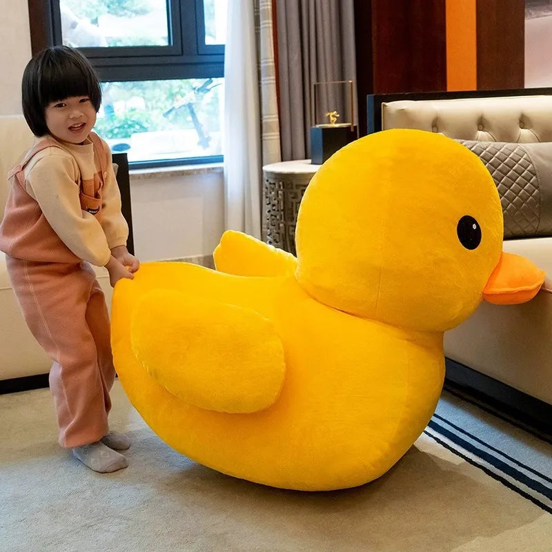 Large Yellow Duck Doll Small Yellow Duck Plush Toy Children's Dolls Soft Stuffed Toys Made Of PP Cotton