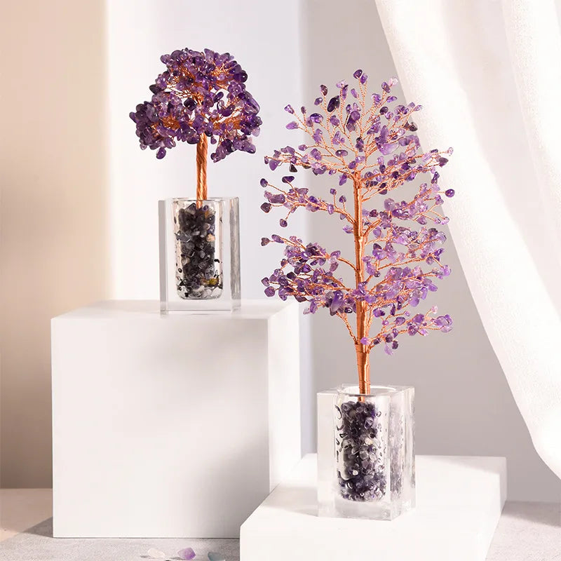 Simple Style Tree Crystal Crystal Ornaments Artificial Decorations