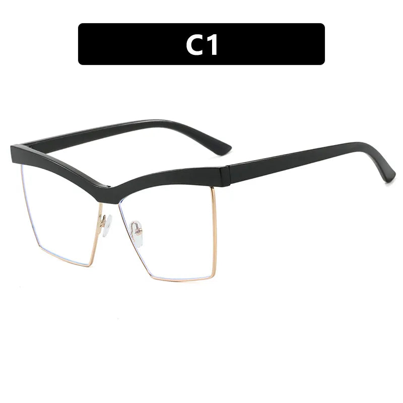 Casual Streetwear Leopard Ac Square Full Frame Optical glasses