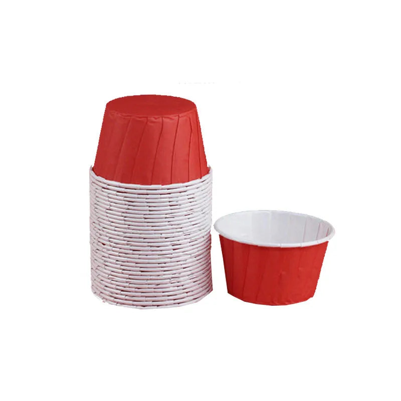 Simple Style Polka Dots Coated paper Bakeware cake cups