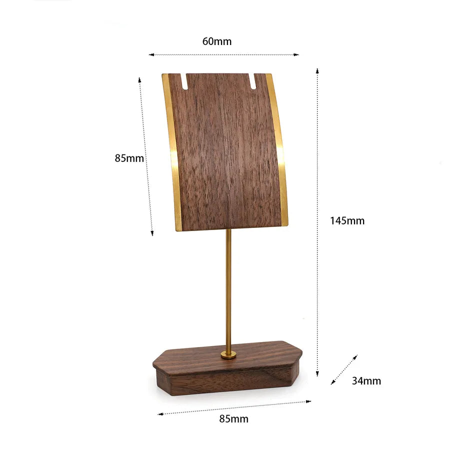 1 Piece solid wood Metal Iron Classic Style Geometric Jewelry Display Jewelry Rack