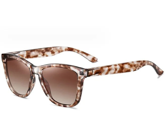 simple style flower tac square full frame men's sunglasses