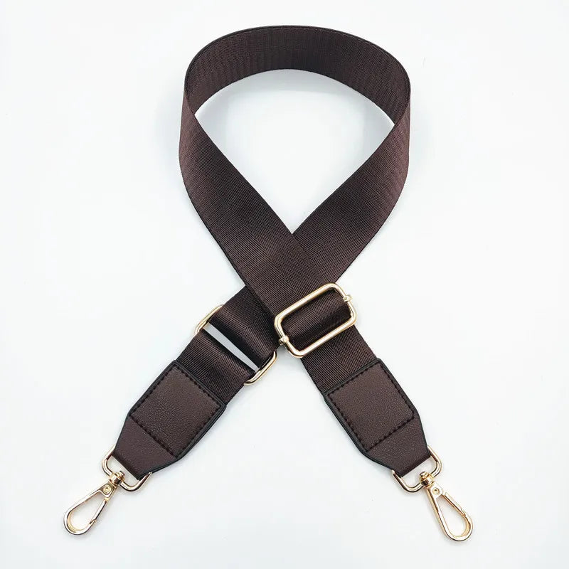 Bag strap shoulder strap solid color men's bag with nylon shoulder crossbody lengthened replacement belt bag accessories 3.8cm bag broadband