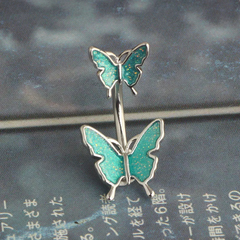 1 Piece Belly Rings Simple Style Classic Style Solid Color 304 Stainless Steel Plating Belly Rings