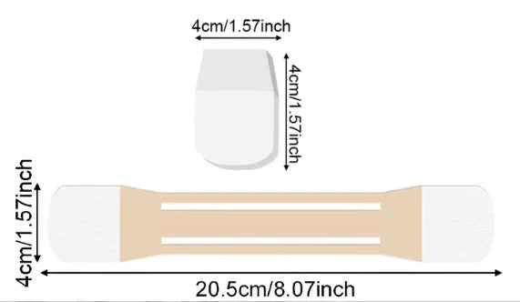 Solid Color Neck Pattern Stickers Simple Style Classic Style Beauty