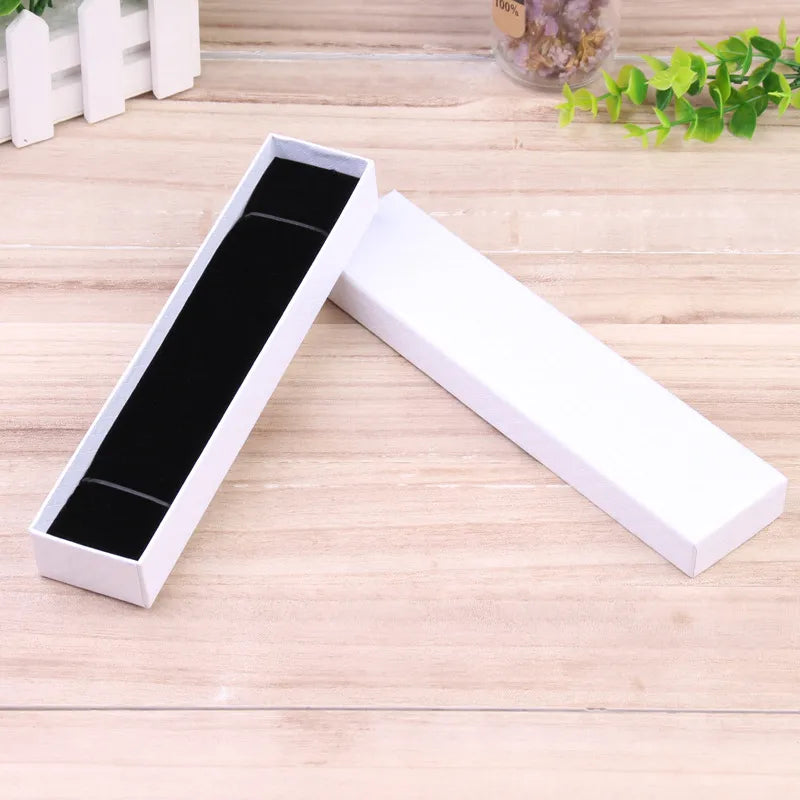 fashion solid color paper jewelry boxes 1 piece