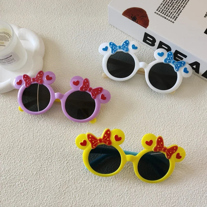 Sweet Simple Style Solid Color Resin Special-Shaped Mirror Full Frame Kids Sunglasses