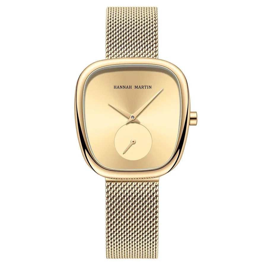 fashion round jewelry buckle quartz women's watches
