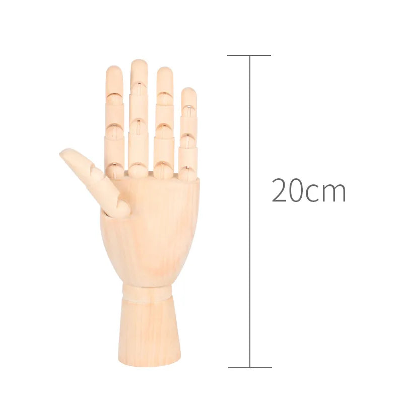 1 piece human hand casual daily wood simple style painting tools