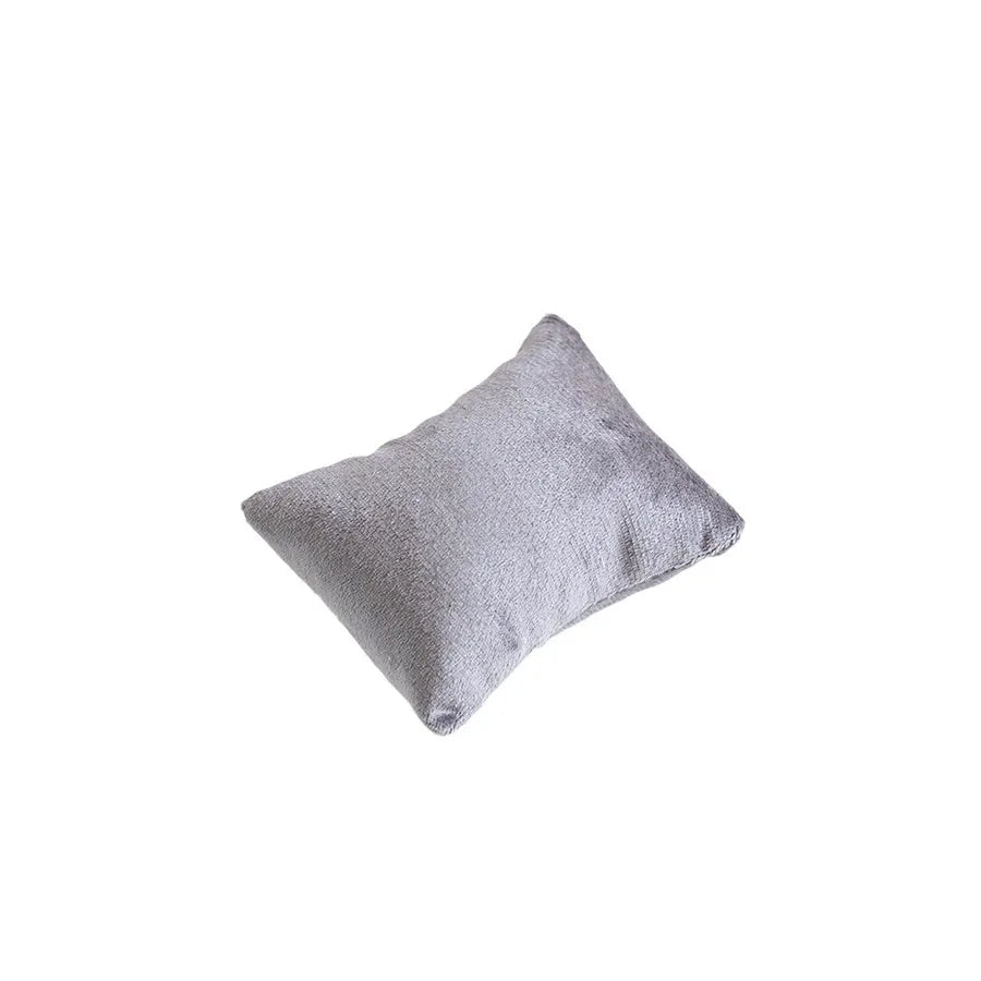 Velvet Fabric Bracelet Display Stand Counter Top Sponge Cushion Leather Surface Jewelry Accessory Premium Feeling Integrated Style