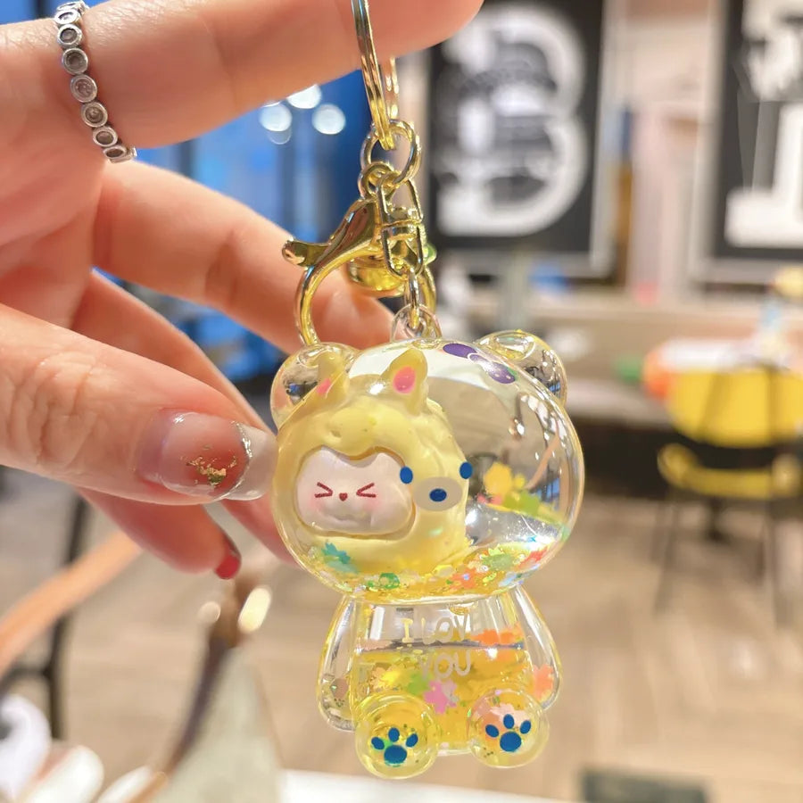 1 Piece Cute Cartoon Character Acrylic Unisex Bag Pendant Keychain