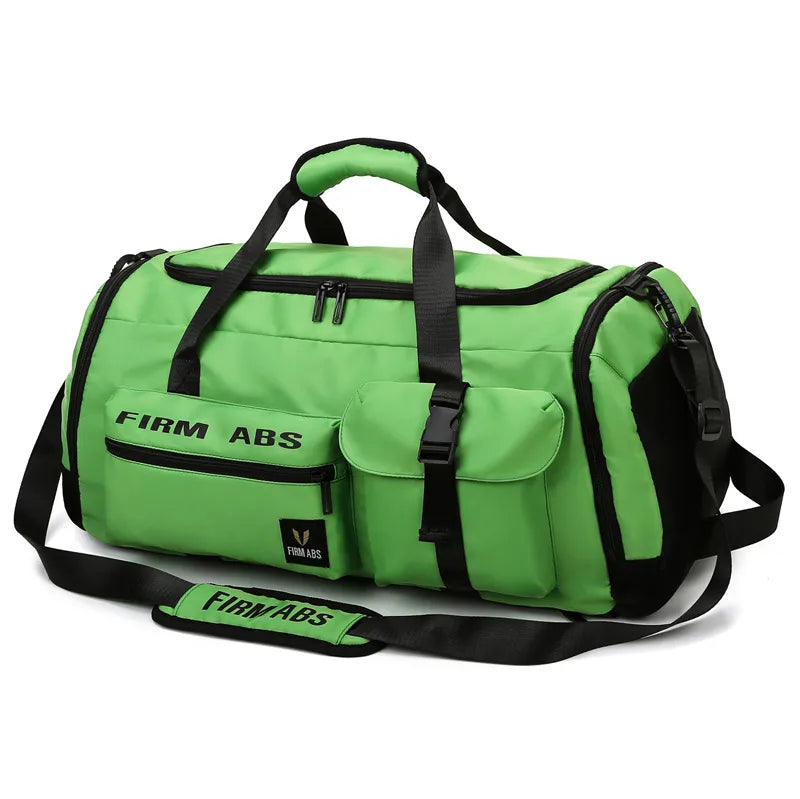 New Large Capacity Letter Travel Backpack Multi-purpose Portable Dry and Wet Separate Shoes Luggage Bag Oxford Cloth Fitness Bag