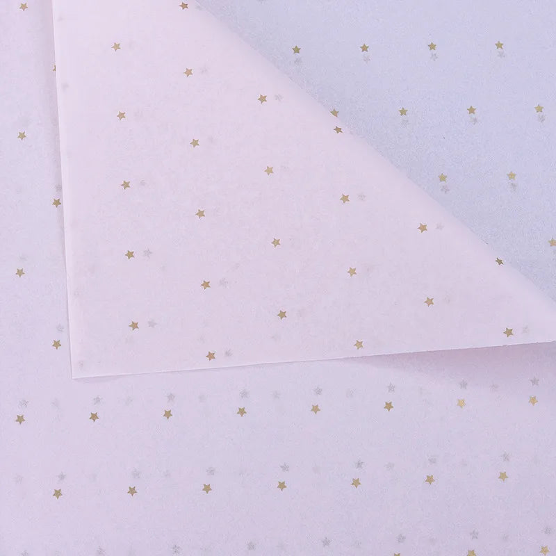 korean stars and dots wrapping sydney paper