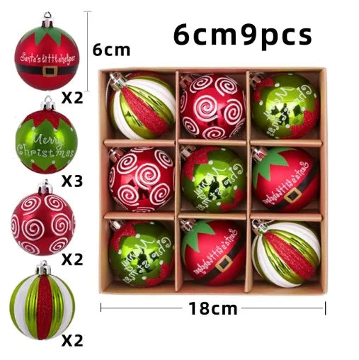 Christmas Cartoon Style Cute Christmas Tree Letter Plastic Indoor Party Hanging Ornaments