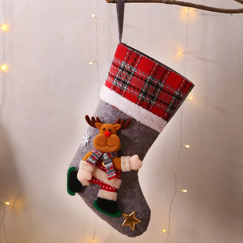 Christmas Fashion Snowman Elk Party Christmas socks