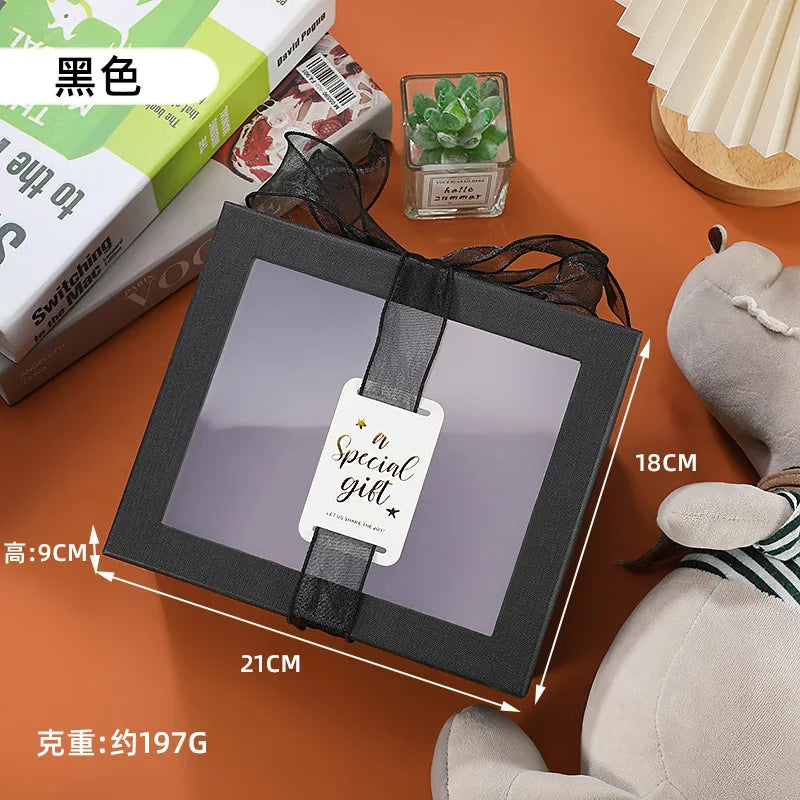 Window transparent gift box gift box Tanabata Valentine's Day gift box companion gift box birthday gift box wholesale