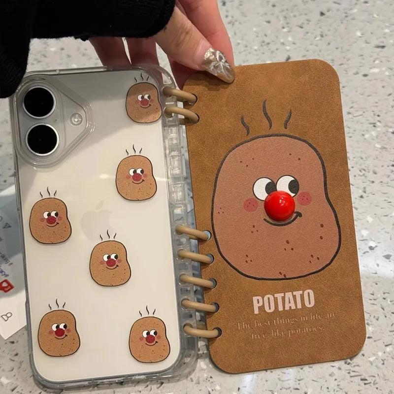 Pu Leather Potatoes Sweet Potato Cute Phone Cases Phone Accessories