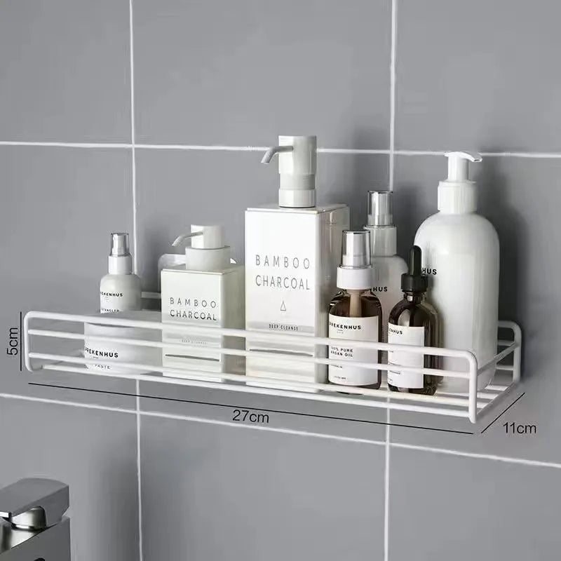 Casual Vacation Solid Color Iron Storage Rack